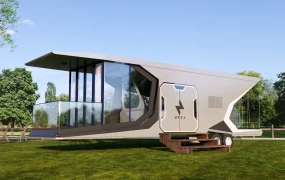 Futuristic Space Capsule Mobile Home RV