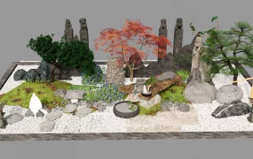 Japanese Rock Zen Garden