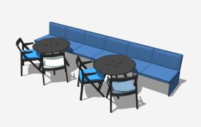 Breakroom Tables and Chairs Set