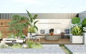 Backyard Patio Design Idea