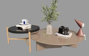 Modern Round Nesting Coffee Table