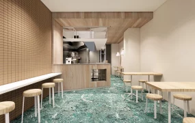 Modern Juice Bar Design