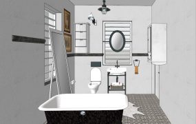 Country Cottage Bathroom Idea