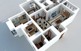 3 Bedroom 2 Bath Apartment