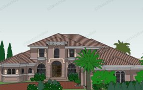 Mediterranean Style House Exterior