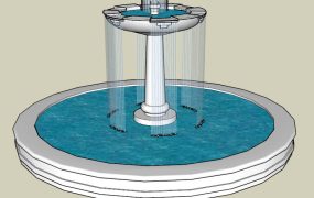 Round Water Fountain