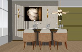 Luxury Dining Room Furniture Set