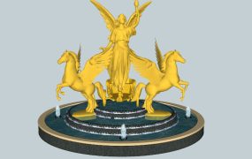 Unicorn Sculpture Fountain