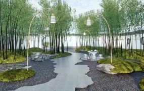 Chinese Bamboo Garden Design