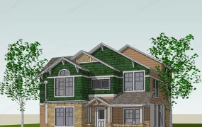 Old Craftsman Style House