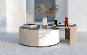 Round Nesting Coffee Table