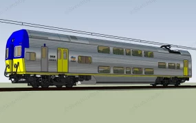 Double Decker Rail Car
