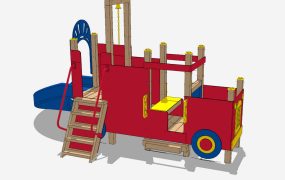 Toddler Car Playground Slide