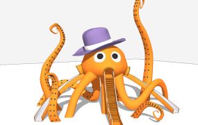 Orange Octopus Slide