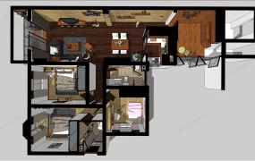 3 Bedroom Family Floor Plan