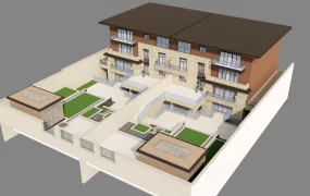 Modern Duplex House Plan