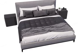 Contemporary 3 Piece Bed Set