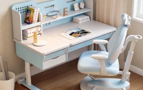 Adjustable Children Study Desk And Chair Set