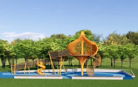 Outdoor Climbing Playground