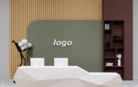 Modern Office Reception Area