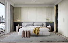 Two Tone Modern Bedroom Design