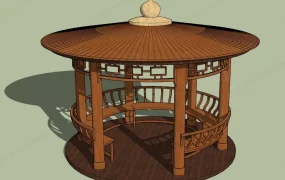 Round Chinese Pavilion