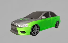 Mitsubishi Rally Car