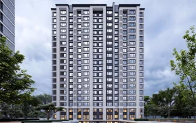 Modern High Rise Residential Apartment Buildings SketchUp 3D Model