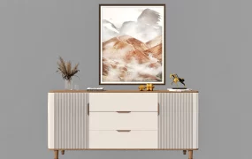 Modern Entryway Accent Cabinet