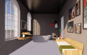 Rectangle Bathroom Design Ideas