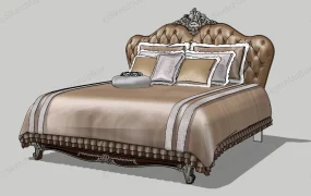 Victorian King Bed