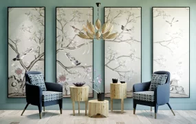 Asian Style Accent Furniture And Wall Decor