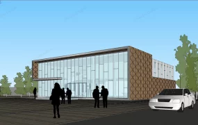 Modern Real Estate Office Exterior Design