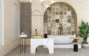 Spanish Style Bathroom