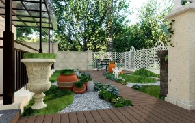 Backyard Garden Design Idea