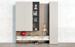 Tall Entryway Storage Cabinet