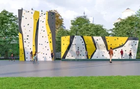 Outdoor Climbing Wall