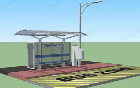 Modern Bus Stop