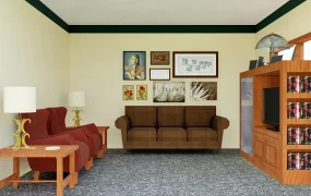 Small Retro Living Room