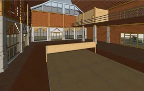 Indoor Badminton Court