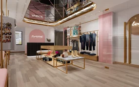 Boutique Lady Clothing Store Design