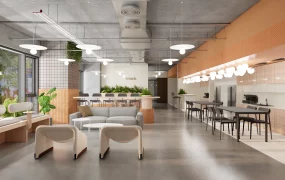 Commercial Office Break Room Design