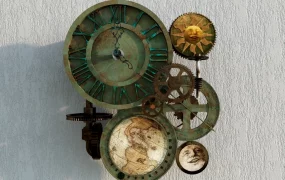 Industrial Gear Wall Clock