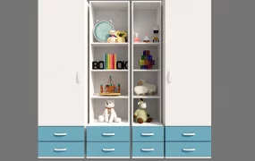 Children Wardrobe & Toy Storage Unit