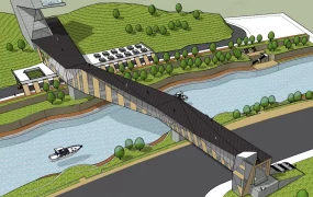 Covered Pedestrian Bridge