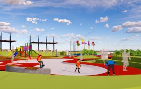 Small Park Playground Plan