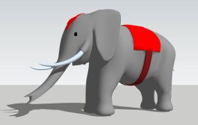 Cute Elephant Cartoon
