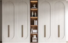 Modern European Neo Classical Style Wardrobe SketchUp 3D Model
