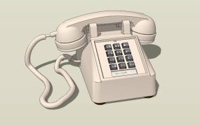 Antique Push Button Telephone