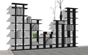 Large Grid Bookshelf
